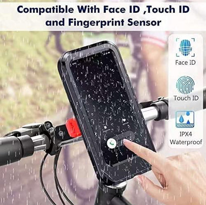 Universal 360° Rotating Waterproof Bike Phone Holder - Secure & Accessible on the Go