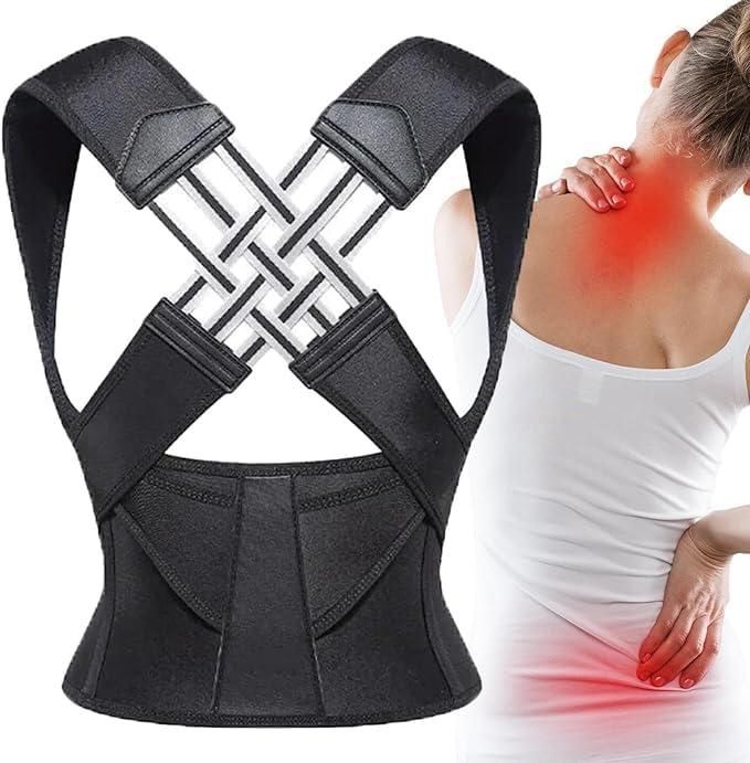 Adjustable Back Posture Corrector Slouch Relief Belt for Men and Wom India Express Mall