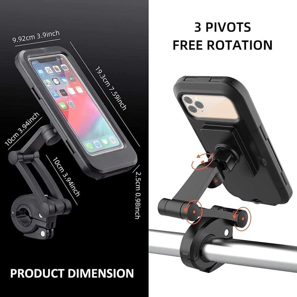 Universal 360° Rotating Waterproof Bike Phone Holder - Secure & Accessible on the Go