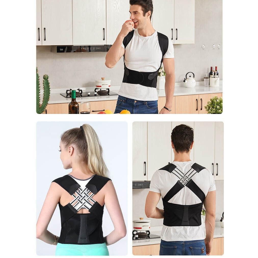 Adjustable Back Posture Corrector & Slouch Relief Belt for Men and Women