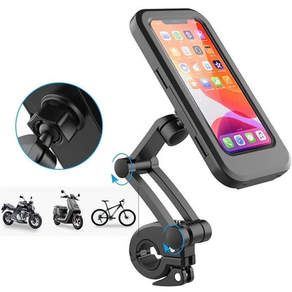 Universal 360° Rotating Waterproof Bike Phone Holder - Secure & Accessible on the Go