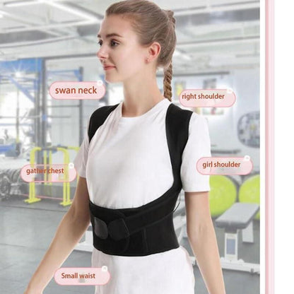 Adjustable Back Posture Corrector & Slouch Relief Belt for Men and Women