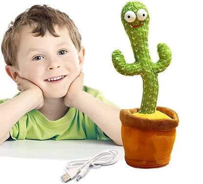 Dancing & Singing Cactus – Interactive Plush Toy with Mimicry for Kids & Adults