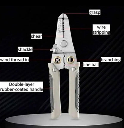 Multi-functional wire stripper & Cutter